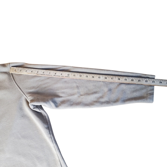 Men's Redmond Quarter Zip Sweatshirt. Brown. LG. D0047 - Picture 7 of 9